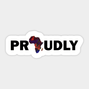 Proudly African Sticker